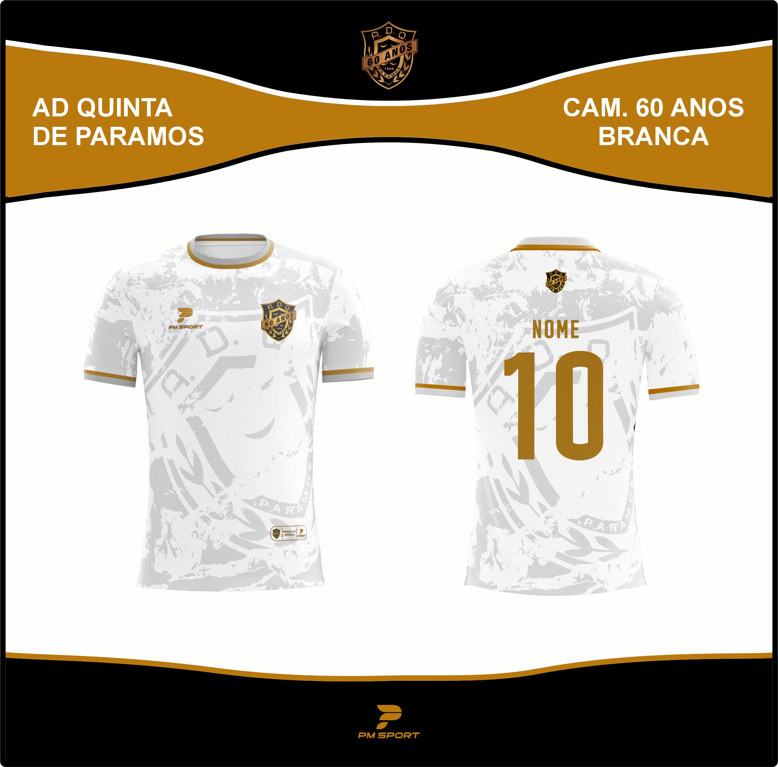 Camisola Jogo 60 Anos Branca