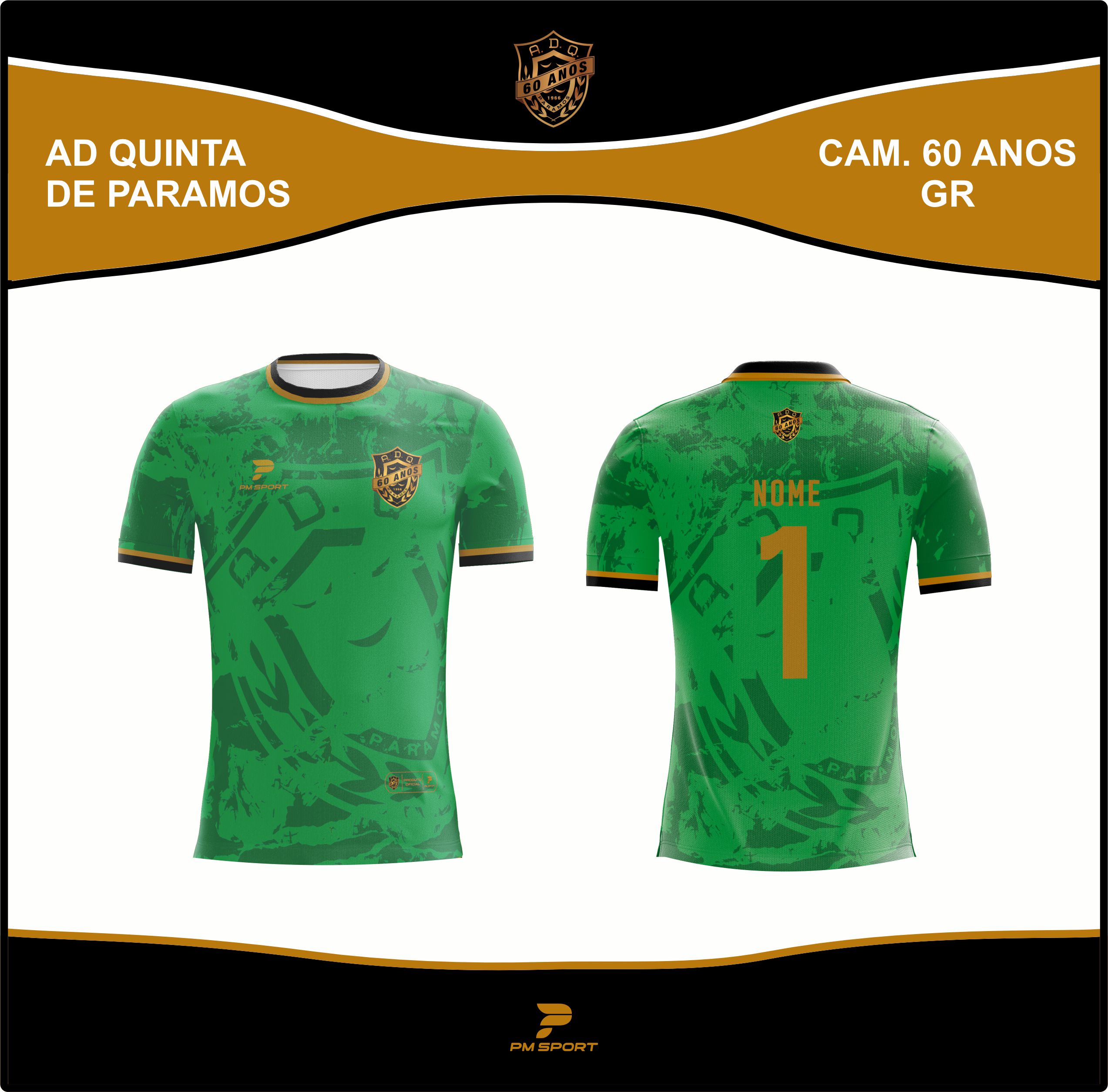 Camisola Jogo 60 Anos GR